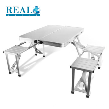 Ensemble de table en aluminium populaire populaire table pliante et chaise